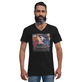 Ticklin' the Piano Unisex Short Sleeve V-Neck T-Shirt - Beyond T-shirts